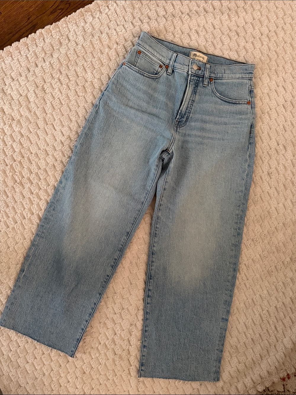 Madewell Light Blue Wide-Leg Jeans